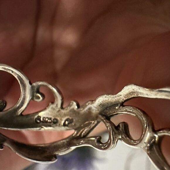 Carolyn Pollack Relios Cuff Bracelet, Sterling Silver Filigree Bracelet - Picture 4 of 6